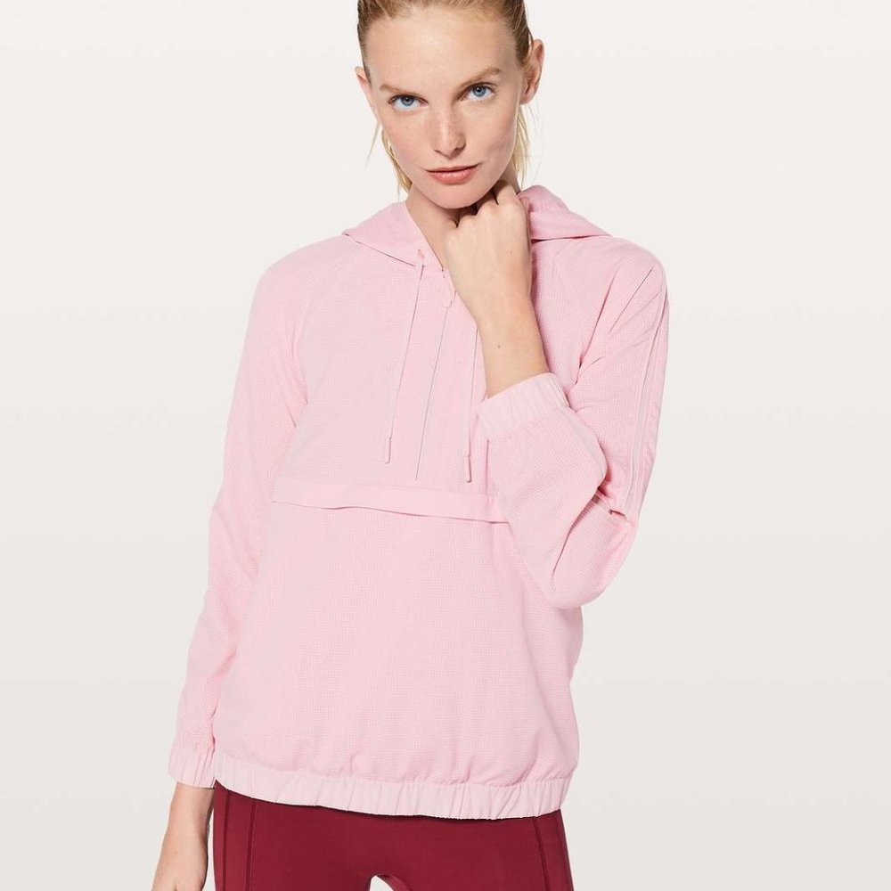 Lululemon Pack Light 1/2 Zip Pullover Petals